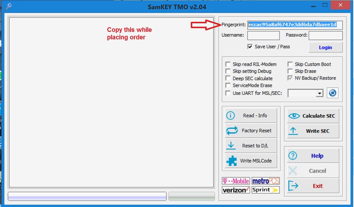 Sam Key Software SamKey TMO / SPR Special / MTK Credits Account 100 Credit (Instant ...