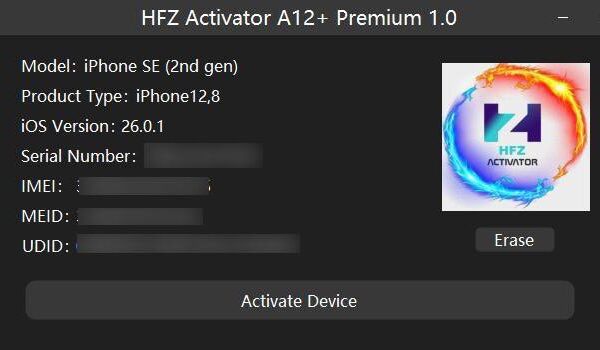 HFZ Activator A12+ Premium Bypass (No Signal) - Free Windows Tool (আপনাকে করতে হবে)