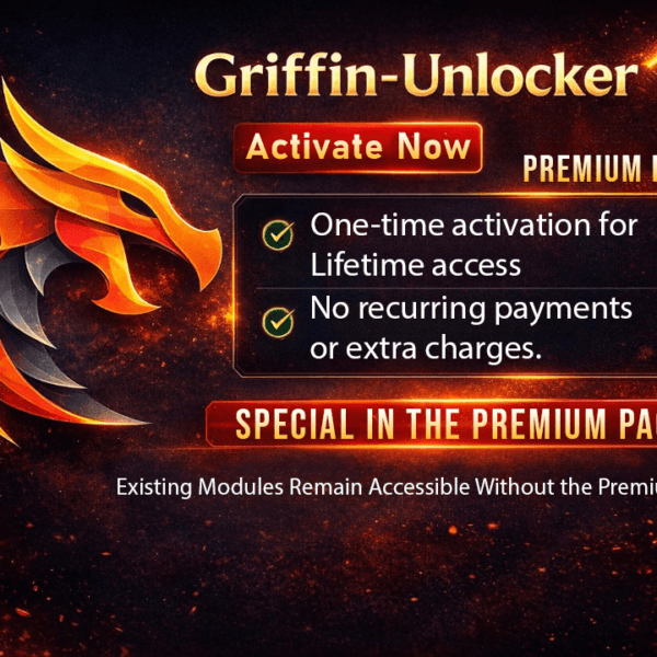 Griffin-Unlocker Create New 1 Year Account With Premium Pack [NEW USER]