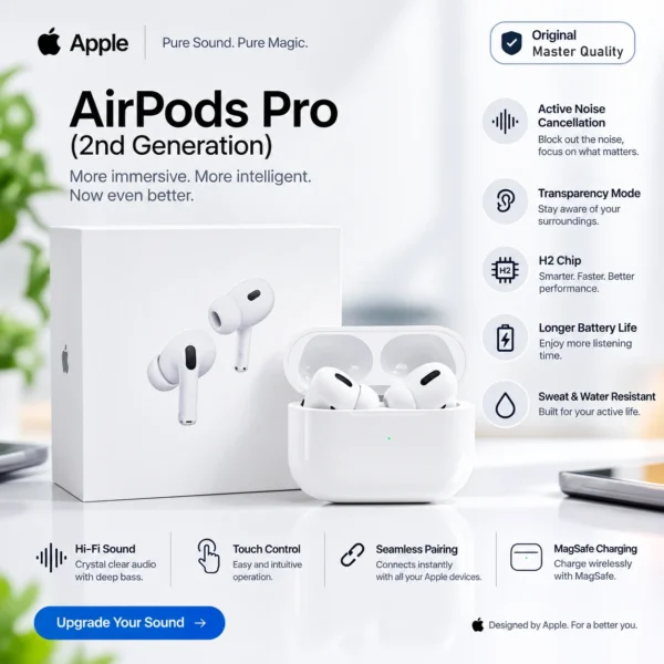 AirPods Pro 2nd Generation with USB-C Charging Case (ANC 1562A FF+FB)