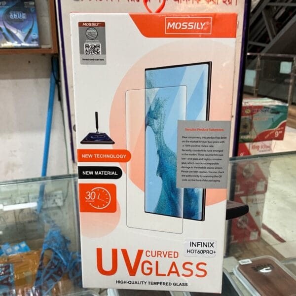 Infinix Hot 60 Pro Plus Curved UV Glass