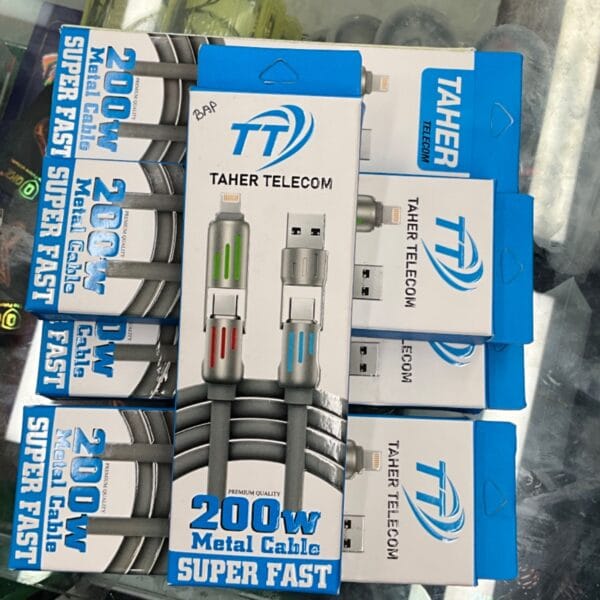 TT Metal ( 200W ) Type-C Lightning USB Cable