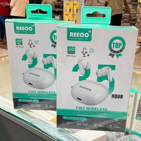 Reeoo TWS Wireless Bass PRO Plus+ earbuds