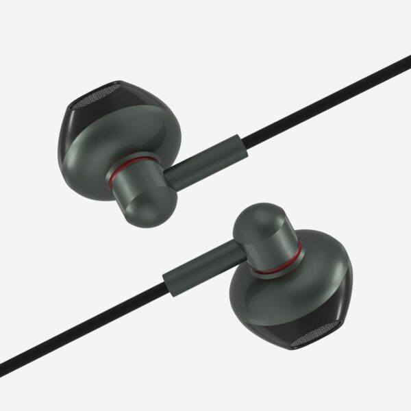 YSDBBC YM01 High Bass Earphone with leather Bag 3.5mm Jack