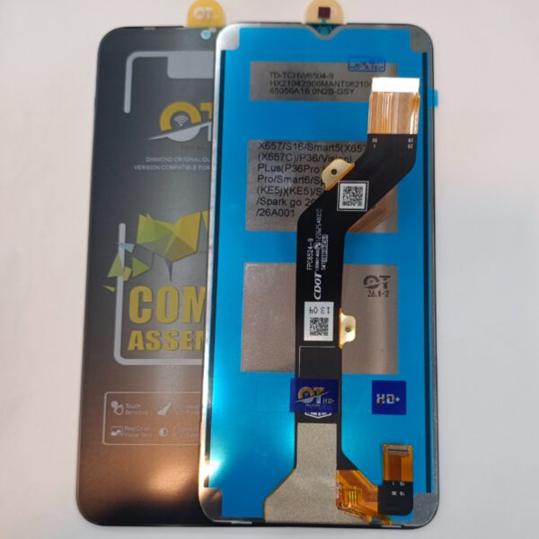 Vision1 PLus/X657/S16/Smart5(X657B)/(X657C)/P36/Vision1 PLus(P36Pro Lte)/Vision1 Pro/Smart6/Spark6go(KE5k)/(KE5j)/(KE5)/Spark go 2021/Spark go 2020/Vision 2S/26A001/HX21042806MANT06210402 LCD (Crown Display)