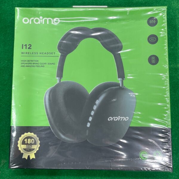 Oraimo i12 Pure Bass Wireless Headphones ( Siri & google Voice Assistant)