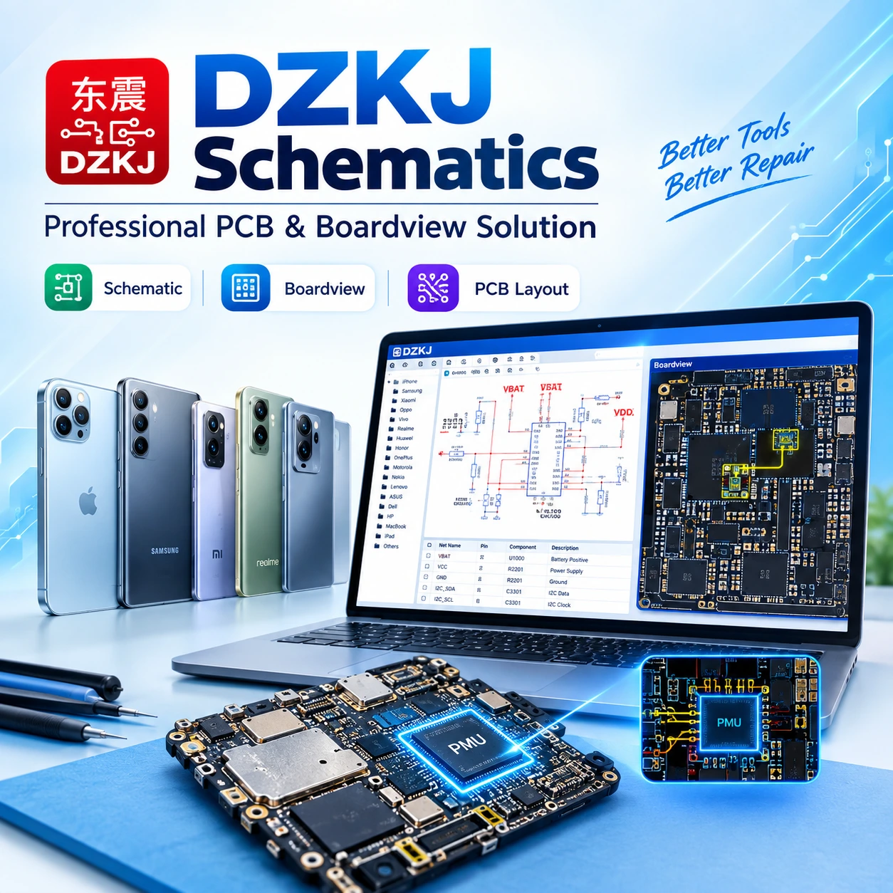 DZKJ Schematics Repair Suite